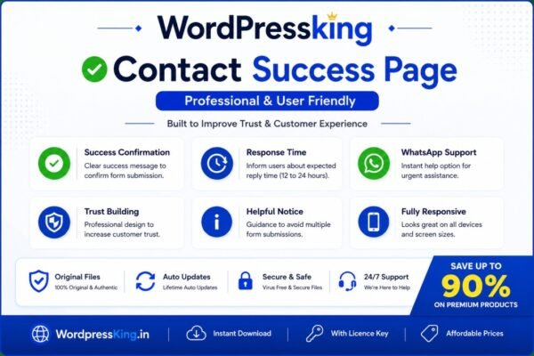 Contact success page